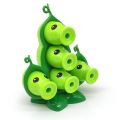 Authentic Plants Vs Zombies Toy 2 Can Launch Peashooter Pea Pods Flame Cold Ice Xinjiang Triple Shooter. 