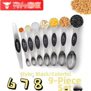 Magnetic Double-ended Baking Measuring Spoons Set