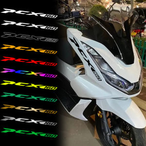 2PCS for Honda PCX 160 PCX160 Motorcycle Body Decorative Sticker Motorcycle Head Reflective Modification Sticker Waterproof Decal Motorcycle Accessories