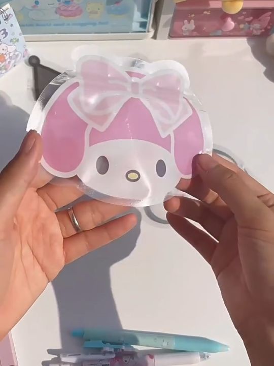 Plastik Ziplock Karakter Sanrio | Plastik Pouch Mini Aksesoris Permen | Ziplock Souvenir Motif Bentuk Kepala Sanrio Kuromi Hello Kitty Melody Cinnamoroll