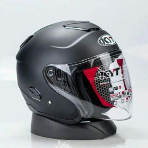 HELM KYT KYOTO POLOS ORIGINAL SNI GRATIS STICKER HELM
