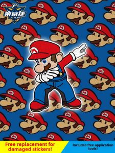 Reflective Super Mario Car Stickers