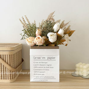 INS Style High-End Burnt Rose Artificial Flowers