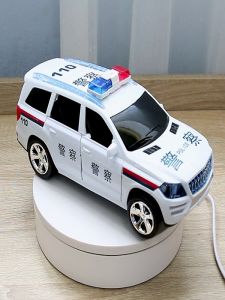 Kids Electric Dancing Automatic Door Universal Police Car Boys Girls Toy Small Car Childrens Fun Remote Control Car Toy