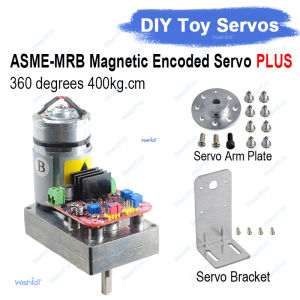 ASME-SQA 70KG 120KG High Torque Digital Servo Worm Gear Reducer Self-locking Magnetic Encoder Robot Arm Valve Control DIY Part