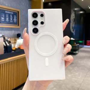Soft Candy Color 2 IN 1 Magnetic Case For Samsung A57 A37 A17 A07 A56 A55 A36 A26 A16 A06 A05S For Magsafe Wireless Charge Cover