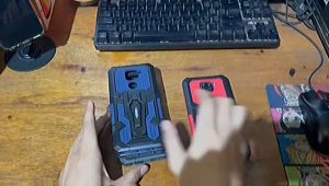 Case Realme C11 2020 New Casing Hp Kickstand Clip Hardcase I-Crystal Casing Hp Robot Case Armor