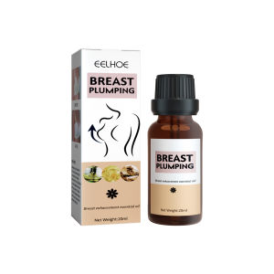 Eelhoe Breast Plumping Essential Oil Breast Promote Chest Growth Enhancer Lift Firming Big Bust Enlarging Bigger Chest Massage Oil Natural Increase Moisturzing Strengthen Tighten Enlargement Care(20ml)