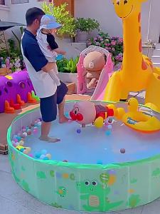 BOENIN | Inflatable-Free Foldable Swimming Pool Large Family