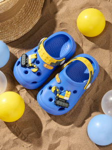 Giày Lười Chống Trượt Hình Máy Xúc Đào Cho Trẻ Em Mùa Hè EVA Thoải Mái Thoáng Khí Giày Lười Cho Bé Trai Và Bé Gái