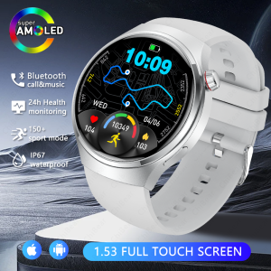 Đồng Hồ Thông Minh GT4 Pro 2025 Nâng Cấp Mới Dành Cho Nam Hỗ Trợ Định Vị GPS Gọi Bluetooth Màn Hình 1.53 Inch Dây Đeo Thể Thao Chống Nước IP68 Thiết Bị Theo Dõi Thể Dục