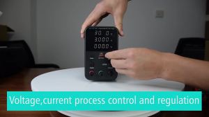 Adjustable Laboratory Power Supply 30V 10A 4-Digit Display DC Switching Power Supply USB/Type-C Fast Charging