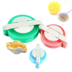 4 Sizes Pompom Maker Ball Weaver Needle Craft Needlework Knitting Tools Pompom Yarn Making Tools DIY Weaving Wool