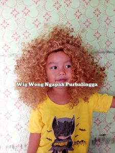 Wig Kuda Kepang Anak-anak Warna Hitam