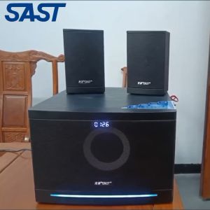 SAST Loa máy tính loa bluetooth loa siêu trầm 2.1 có thể kết nối với máy tính điện thoại TV đĩa U thẻ SD SA-A18