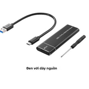 Vỏ Ổ Cứng Ngoài Bằng Nhôm USB C 3.1 Gen2 M.2 NVMe 10Gbps Cho Samsung 980 970 Intel ADATA - Truyền Dữ Liệu Tốc Độ Cao