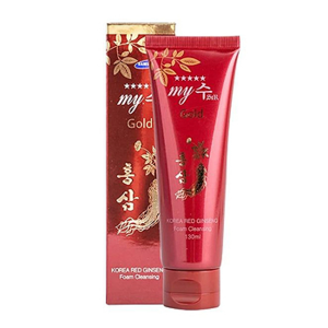 Sữa rửa mặt tinh chất hồng sâm My Gold chín hãng Hàn Quốc giúp làm trắng sáng da làm cho da bạn trở nên mịn màng và tràn đầy nhựa sống.