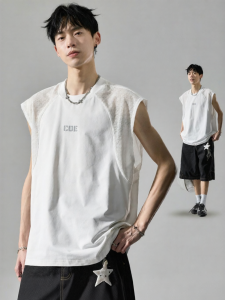 SZON | Mens Summer Lightweight Mesh Splice Breathable Fast Drying T-Shirt