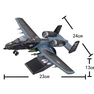 1/72 New Amercia A-10 Thunderbolt II Support Attack Aircraft Model Building Blocks Toys For Boys Christmas Gifts Assembly Model