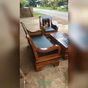 Kursi Tamu Jati Minimalis & Set Meja Tamu Jati Lengkap