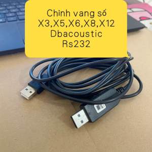 Dây cáp chỉnh vang số X3X5X6X8X12 Dbacoustic Rs232. Dài 3 mét. Kết nối 100% thành công.