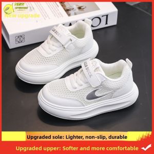 Summer Breathable Childrens White Sneakers
