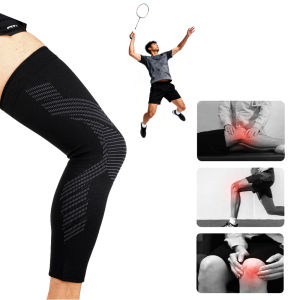 1PCS Copper Compression Leg Sleeve - Long Knee Leg Sleeve for Knee Pain ReliefSwellingArthritisPoor CirculationRunnerSports