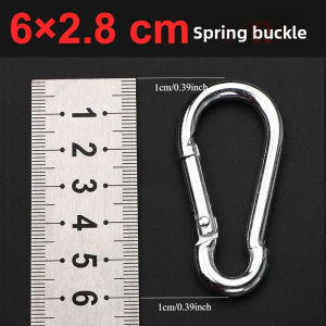 Carabiner Hook M5 M6  Heavy Duty Spring Snap Carabiner Quick Link Lock Ring Hook Snap Shackle Chain Fastener Hook
