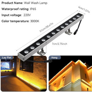 Wall Light AC220V Warm Light Waterproof Aluminum LED Outdoor Decoration Garden Hotel/Factor/Shop/ Art&Science Museum Lighting