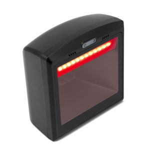 HBAPOS Handsfree 2D 1D Barcode Scanner Omnidirectional Desktop Automatic QR Bar Code Reader for POS PC Supermarket