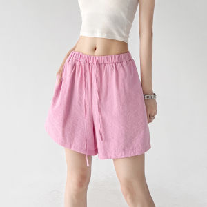 MUYUZI | Basic White Loose Shorts for Women