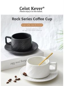 Elegant Luxury Decorative Ceramic Coffee Cup Set