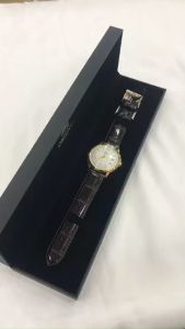 Đồng hồ cơ nam Orient Watch Vintage FAC0000 máy automatic tích cót tự động và lên cót tay dự trữ năng lượng mặt kính cường lực cong chống xước chống nước 3 ATM dây da đeo tay cao cấp chính hãng