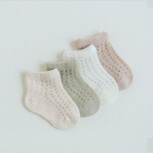 JIKAXIONG | Thin Summer Baby Socks Breathable Comfort Seamless Cuff