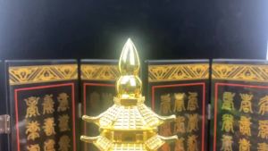 【Hot sales】AFDAL十三层文昌塔 FENGSHUI开光正品  祈求 学业有成 金榜题名 步步高升 风水摆件 新年 拜神 送礼佳品 装饰 Feng Shui Decoration Wen Chang Tower Home Decor