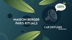 Maison Berger Paris Lilly Car Diffuser Set ชุดน้ำหอมภายในรถ น้ำหอมรถยนต์ ปลอดภัยต่อสัตว์ ดับกลิ่น น้ำหอมฝรั่งเศส ดับกลิ่นภายในรถ