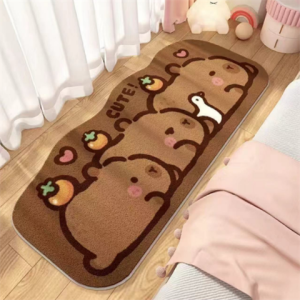 Thảm Dài Hình Hoạt Hình Dễ Thương Cho Phòng Trẻ Em Phòng Ngủ Thảm Phòng Khách Thảm Dán Sàn Thảm Lông Cừu Máy Dệt Mô Phỏng Chất Liệu