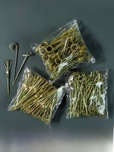 Disposable Bamboo Fruit Forks Creative Artistic Fruit Skewers Cocktail Decorations One-time Use Burger Sugar Coated Hawsers