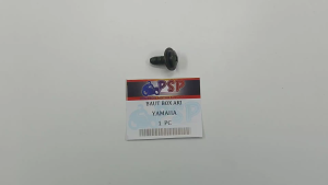 Baut Box Aki Yamaha 6x16 + Ring (Harga Per 1 PCS) - Baud Kempol Payung Polos Accu M6 Panjang 16 mm