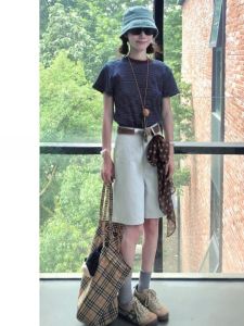 High Waist Straight Leg Casual Shorts Slim Fit Women 2026 New