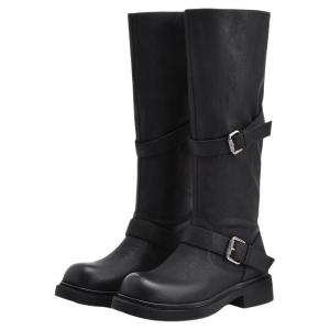 Josiny | Retro Thick Heel Kneelength Boots