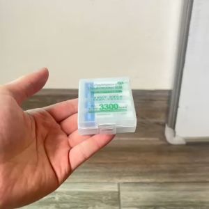 Pin sạc AA Doublepow điện áp 12V dung lượng pin 3300mAh sạc lại nhiều lần dùng cho micro hát karaoke