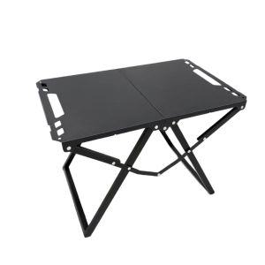 【HOSPORT】Foldable Camping Table with Storage Net and Bag Dining Table Picnic Desk for Party Dining Wedding Events