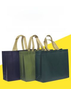 Waterproof Non-woven Fabric Shopping Bag Eco-friendly Canvas Bag Design Logo Printed Film Laminated Handbag for Commercial Use