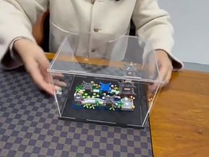 Transparent Acrylic Display Box High Quality Anti-Dust Scratch Storage Box Figures DollsCollectibles Acrylic Storage Box Transparent Display Box Display Case