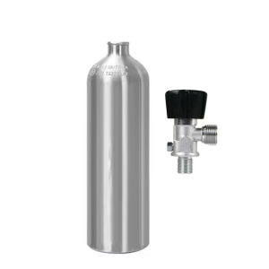 Fish tank CO2 cylinder CO2 explosion-proof oxygen filled cylinder Aquarium aluminum alloy high-pressure aluminum cylinder 0.6-1L