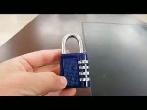 Khóa số vali hòm tủ bằng hợp kim loại 4 mã số có thể thay đổi được (XL033)