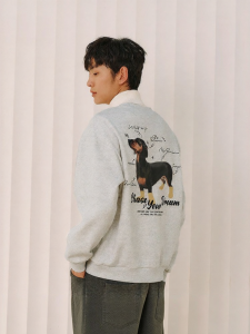 Semir | Áo Hoodie In Hình Chó Dành Cho Nam Cổ Tròn Đầy Ấm Áp Mùa Đông