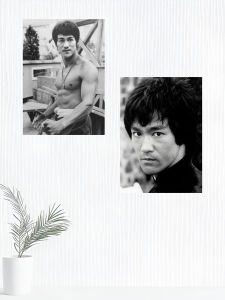 Bruce Lee Poster Modern Minimalist Decorative Art Print Shop Decoration Single Piece PP Paper Material Non-Customizable