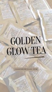 Golden Glow Tea - Empon-empon Kunir - Teh Rempah Rimpang Teh Herbal - Herbal Blend by Jamu Gendul 88
